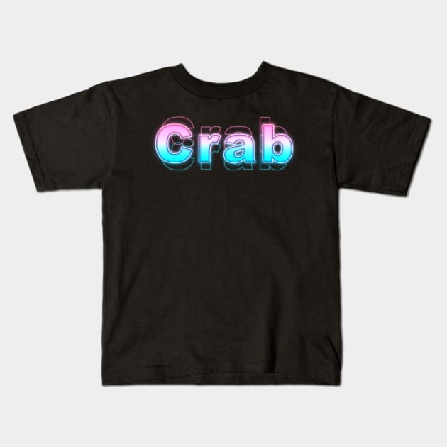 Crab Kids T-Shirt by Sanzida Design